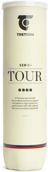 Serie Plus Tour 4-tube tennisballen