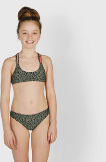 Coralina-Leopard kids bikini