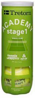 Academy Green 3-tube tennisballen