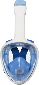 white/blue s/m snorkelmasker