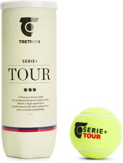 Serie Plus Tour 3-tube tennisbal