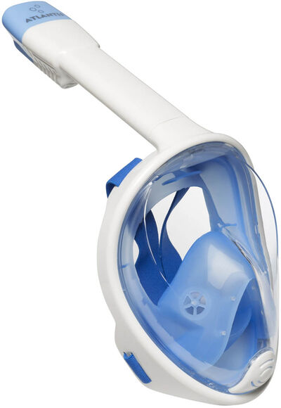 white/blue l/xl snorkelmasker