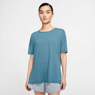 Nike Yoga shirt Dames Blauw  Bestel online »