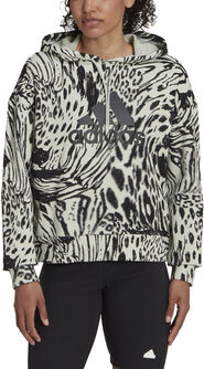 Bestel » adidas Print Future Animal online Groen Dames Icons | hoodie