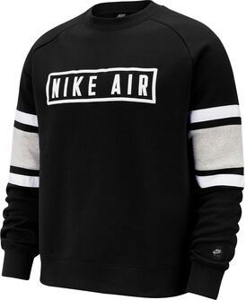 Me meer en meer hoofd Nike Sportswear Air Crew Fleece sweater Heren Zwart | Bestel online »  Intersport.nl