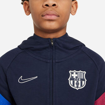 FC Barcelona Dri-FIT Fleece 1/2-Zip kids hoodie 21/22