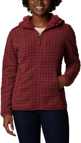 Winter Pass Print Full-Zip Fleece shirt