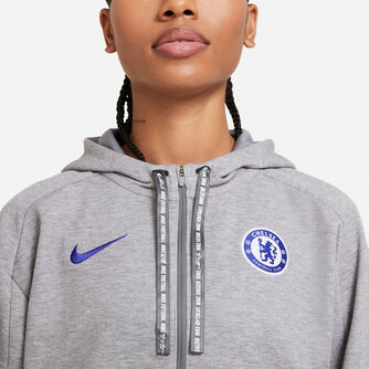 Chelsea FC Cropped 1/2-Zip hoodie