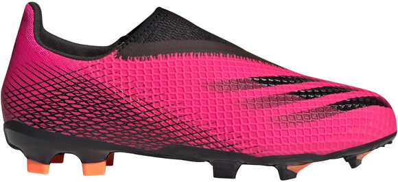 X Ghosted.3 Laceless Firm Ground kids voetbalschoenen