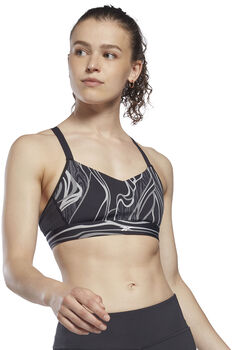 Lux Strappy Nature Grown Print sport bh
