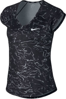 Trouw Religieus pindas Nike Court Pure Tennis shirt Dames Zwart | Bestel online » Intersport.nl