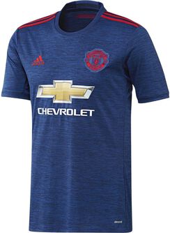 hypotheek Proficiat Demonstreer adidas Manchester United Away wedstrijdshirt 2016/2017 Heren Blauw | Bestel  online » Intersport.nl
