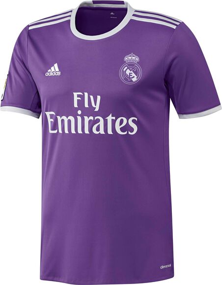 personeelszaken Fascineren Dochter adidas Real Madrid Away wedstrijdshirt 2016/2017 Heren Paars | Bestel  online » Intersport.nl