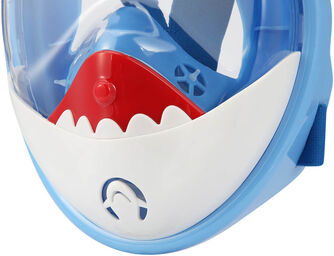 kids shark blue snorkelmasker
