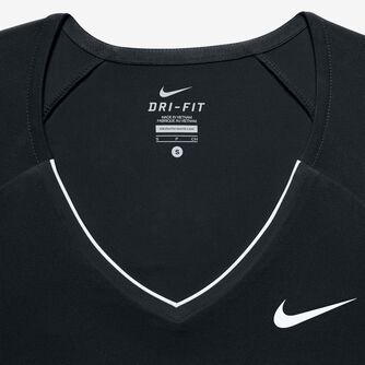 Poort Opmerkelijk lawaai Nike Pure 3/4 shirt Dames Zwart | Bestel online » Intersport.nl