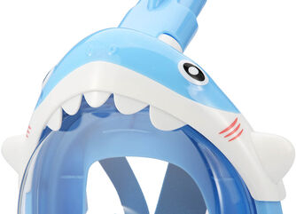 kids shark blue snorkelmasker