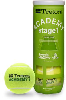 Academy Stage 1 tennisballen 3-tube